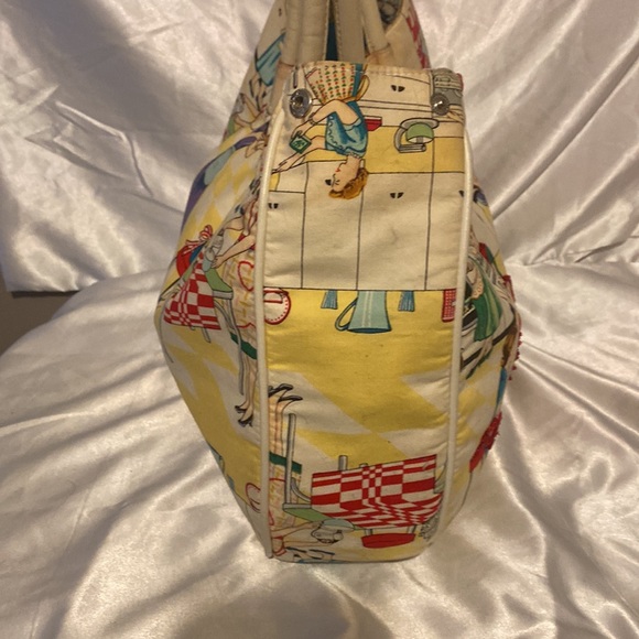 Vintage retro housewife tote bag - Picture 12 of 16